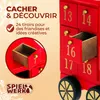 Spielwerk® Calendrier de l'Avent en Bois 'Train de Noël Voir les images du produit 2
