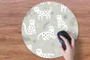 MuchoWow® Mauspad Mousepad Muster - Leopard - Blätter 50x50 Produktbild-Vorschau 3