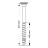 SPAX TELKO ohne Linse T-STAR+ T20 WIROX 5 x 87 150 Stk Produktbild-Vorschau 17