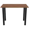 AKKE Starožitný dubový stůl s černými nohami DxŠxV: Náhled obrázku produktu 3