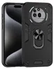 A black phone case with a ring holder and camera protection is shown. Anteprima dell’immagine prodotto