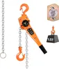 VEVOR hefkat, capaciteit 1,5 ton, handkettingtakel, 3 meter Productafbeelding-voorbeeld 1