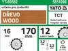 Kotúčová píla YATO Ã˜170 mm - 12 T - vnútorný priemer 16 mm Náhľad obrázku produktu 3