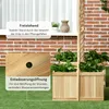 Vyvýšený záhon Outsunny so skladacou mriežkou, sadbovač so Náhľad obrázku produktu 6