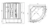 Parní sprchový kout SALSA 120x120x227 cm Náhled obrázku produktu 2