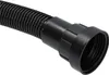 Close-up of a black, ribbed hose with a black adapter at the end. Náhľad obrázku produktu