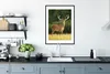 MuchoWow® Gerahmtes Poster Hirsch - Geweih - Gras - Natur - Produktbild-Vorschau 4