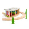 Bigjigs Rail Triple dépôt avec portes Voir les images du produit 6