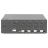 DIGITUS KVM přepínač 4portový 4K HDMI Dual Display - KVM Náhled obrázku produktu 3