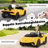 COSTWAY auto elettrica per bambini Lamborghini, 12V auto Anteprima dell’immagine prodotto 3