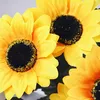 1 Bouquet 7 Köpfe Künstliche Sonnenblume Kunstseidenblumen Produktbild-Vorschau 8