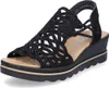 Rieker Damen Sandalette Schwarz Voir les images du produit 53