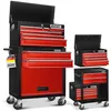 MASKO® Werkstattwagen inkl. Koffer - 9 Fächer Abschließbar Produktbild-Vorschau 1