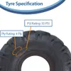 3,00 x 4 Rotovator-Reifen mit offener Mitte und Stollen für Produktbild-Vorschau 6