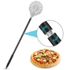 Perforierter Pizzaschieber, Rund Aluminium Pizza Schieber Produktbild-Vorschau 4