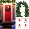 Guirlande de Noël illuminée de 270 cm avec pommes de pin et Voir les images du produit 3