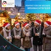 Weihnachtsmütze mit 5 blinkenden LED Sternen - Produktbild-Vorschau 3