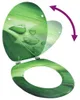 vidaXL Sedile per wc con coperchio MDF design verde a Anteprima dell’immagine prodotto 1