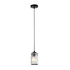 ZMH Závesná lampa jedálenský stôl jednožiarovková čierna Náhľad obrázku produktu 11