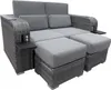 HOME DELUXE - Strandkorb HOLBY inkl. Abdeckung - 160 x 69 Produktbild-Vorschau 1