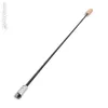 A single black rod with a silver threaded end and a light brown wooden handle on a white background. Produktbild-Vorschau
