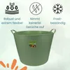 2er Set Flexibler Eimer 42 L Wäschewanne Mehrzweckkorb Produktbild-Vorschau 7