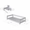 Children's single bed Study 90x180 cm - Natural decor Produktbild-Vorschau 2