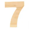 Zahl 7 aus naturbelassenem Zirbenholz, 12cm hoch, 9cm Produktbild-Vorschau 2