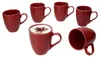 Mäser 6x Natural Kaffeebecher 270ml rot Steingut 6 Pers Produktbild-Vorschau 1