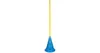 A blue cone with a yellow pole sticking out of it, isolated on a white background. Anteprima dell’immagine prodotto