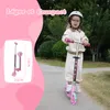 Kinderroller mit LED Rädern, Höhenverstellbarer Tretroller Produktbild-Vorschau 3