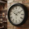XXL Wanduhr 47cm Bahnhofsstil Nostalgie Paris Frankreich Produktbild-Vorschau 4