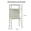 FLEXISPOT Établi en acier, table de travail avec parois Voir les images du produit 2