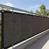 KADAX Zasłona balkonowa, 475 x 95 cm, 180 g/m², osłona Podgląd zdjęcia produktu 6