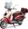 Motorroller 50 ccm Burnout EasyCruiser Artemis Rot Beige Produktbild-Vorschau 1