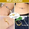 6er-Pack magnetische Schmuckverschlüsse – herzförmige Produktbild-Vorschau 2