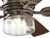 Großer LED Outdoor Deckenventilator mit Lampe, Deckenlüfter Produktbild-Vorschau 6