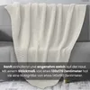A knitted blanket draped over a sofa. Náhľad obrázku produktu