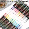 12er Acrylstifte Set für Kunst & Handwerk, Pinselspitze, 12 Produktbild-Vorschau 2