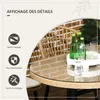 Outsunny Salon de jardin extšŠrieur en ršŠsine tressšŠe 6 Voir les images du produit 3