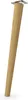 4x sossai Holzfüße rund - schräge Ausführung 45cm Eiche Produktbild-Vorschau 2