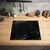 KitchenYeah® Kryt varné desky mramorový vzhled - - černý - Náhled obrázku produktu 2