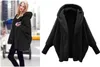 ASKSA Damen Teddyjacke mit Kapuze Lang Fleece Warm Weich Produktbild-Vorschau 2