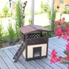 Kerbl Katzenhaus 4-Seasons Deluxe Beheizbar 88x57x77 cm Produktbild-Vorschau 3