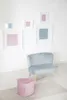 roba Lil Sofa, Pufa/podnóżek, -, Mauve, Aksamit, 300 mm, Podgląd zdjęcia produktu 3