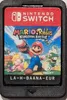 A Nintendo Switch game cartridge for Mario & Rabbids Kingdom Battle. Produktbild-Vorschau