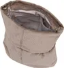 Interior view of a beige corduroy handbag, showing pockets and zipper. Produktbild-Vorschau