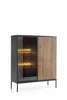 Vitrine HALLE WT 104 - Glasvitrine 104 cm, Glastür, Produktbild-Vorschau 1