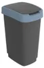 Rotho Schwingdeckeleimer Kunststoff TWIST 25 l himmelblau Produktbild-Vorschau 10