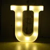 Lettre lumineuse LED 3D, 22 cm lettre U Voir les images du produit 1